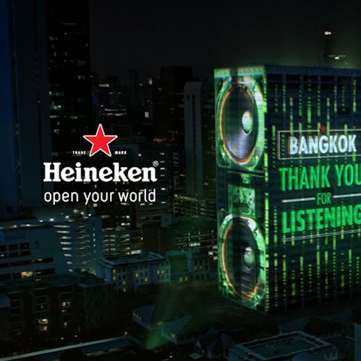 Heineken TV commercial camera department
